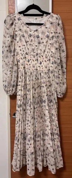 INGNI 花柄プリーツワンピース M