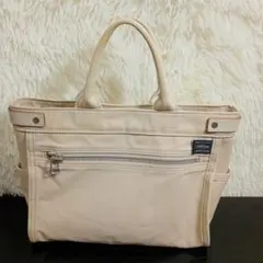 【美品】PORTER NAKED トートバッグ S ベージュ 吉田カバンのサムネイル