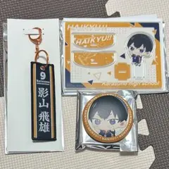 ハイキュー　タイトーくじ　影山　缶バッジ　アクリルスタンド　フライトタグ