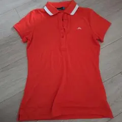 J.Lindeberg オレンジ ポロシャツ XS