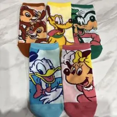ディズニー 靴下 23-25cm 5足セット