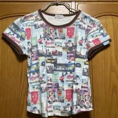 ANGEL BLUE カラフルTシャツ Lサイズのサムネイル