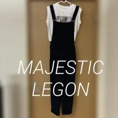 MAJESTIC LEGON ネイビー　 サロペット オーバーオールのサムネイル