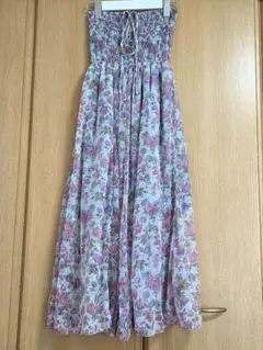 Hibiscus Collection フラワープリント リゾートワンピース