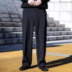 SEABEES × DAMAGEDONE2ND スラックス ブラック L