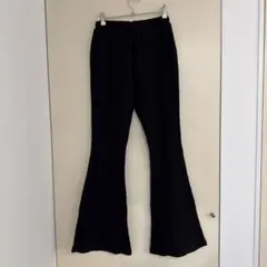 【お値下げ中‼️】リブフレアパンツ e/s エマスライ　SLY