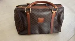 CELINE ボストンバッグ ブラウンレザー