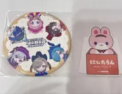 志摩スペイン村 七次元生徒会 缶バッジ にじたうん　周央サンゴ