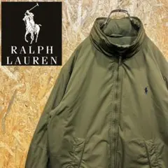 ぞう様専用 ラルフローレン 刺繍ロゴ ゆるだぼ00s ナイロン スイングトップ