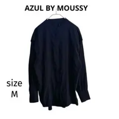 最終価格！【AZUL BY MOUSSY】長袖シャツ　ブラウス　比翼仕立て
