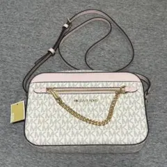 【新品・未使用】MICHAEL KORS ロゴプリントショルダーバッグ