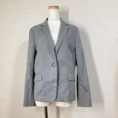 グリーンレーベル テーラードジャケット グレー 42 XL 綿　自宅洗濯可能のサムネイル