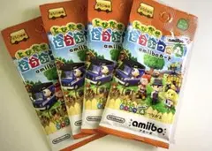新品パック 4パック どうぶつの森amiiboカード amiibo＋(プラス)