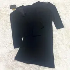 YUKI TORII ブラックスーツ 11号　フォーマル ワンピース 礼服