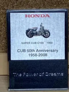 ホンダ スーパーカブ C100 ピンバッジ CUB100 50周年 ノベルティ