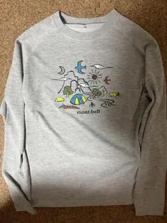 mont-bell キッズ 長袖Tシャツ　ウイックロン