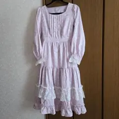 アクシーズファム 　サクラ長袖ワンピース　ピンク✨️