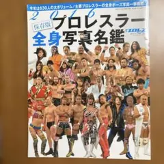 2016 プロレスラー全身写真名鑑 週刊プロレス別冊