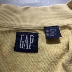 90s old gap half zip sweatshirt yellow