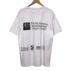 SANDINISTA サンディニスタ×Knuu 半袖Tシャツ　ロゴ　ホワイトのサムネイル
