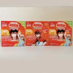まとめ売り　3箱　めぐりズム 蒸気でホットアイマスク はたらく細胞のサムネイル