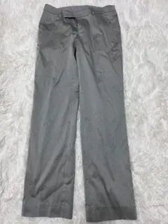 PaulStuart スラックス ワイドパンツ シルバーグレー
