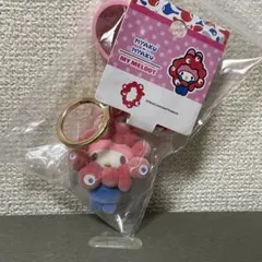 サンリオ ミャクミャク マイメロディ フロッキー キーホルダー【新品未開封品】のサムネイル