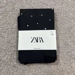 年内終了⭐︎ZARA ラインストーン付　タイツ