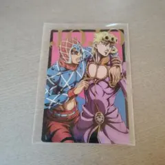 ジョジョ 5部 ウエハース カード ミスタ ジョルノ 箔押し レア