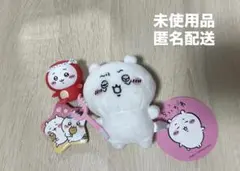 【匿名配送】ちいかわ 3個セット タコ着フィギュア・缶バッチ・ぬいぐるみのサムネイル