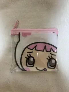 ミミリーちゃん クリアフラットポーチ ナルミヤハッピーパーク メゾピアノ