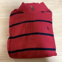 【POLO RALPH LAUREN／長袖ニットポロシャツ】