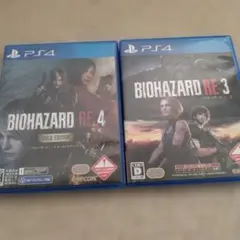 【PS4】バイオハザード RE:4・RE:3 ソフト2本セット