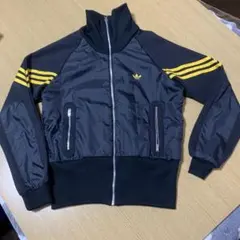adidasジップアップベッケンバウアー レディースＬサイズ黒