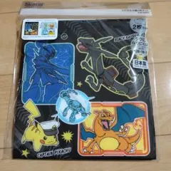 ポケモン　マチ付き巾着　2枚セット　コップ袋　ピカチュウ　レックウザ　ホゲータ