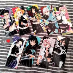 柱集合③原作画フレークシール 鬼滅の刃 付録 冨岡義勇 不死川実弥 おばみつ