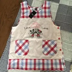 新品　ミッキー&ミニー　エプロン
