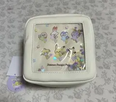新品　50%off‼️ポケピースボックスポーチ　ほしぞらシリーズ✨アイボリー