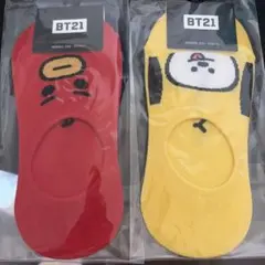 BT21 靴下　23-25cm タタ　チミー　まとめ売り！のサムネイル