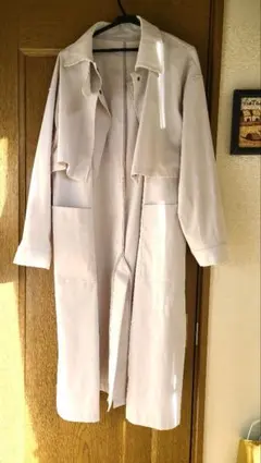 オフホワイト　トレンチコート　3way