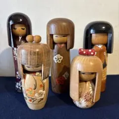 創作こけし 2体セット 桜模様 伝統 日本 ⭐︎ - メルカリ