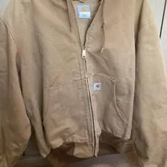 Carhartt J131 ブラウン ジップアップジャケット L