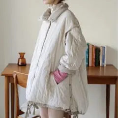 kastane カスタネ キルティングリバーシブルミドルコート