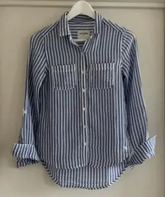 abercrombie kids 長袖ストライプシャツ　XL