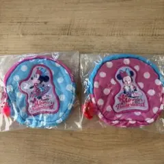 ミニーのファンダーランド　カプセルトイ　ポーチ ガチャ 2点セット