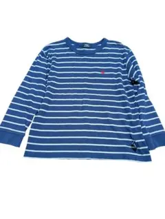 POLO 長袖Tシャツ　ボーダー　130㎝