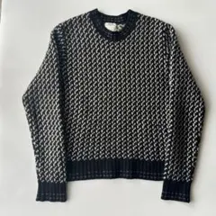 visvim ヴィズヴィム カシミヤ100% 総柄 クルーネックニット セーターのサムネイル