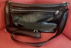 COACH ブラック ショルダーバッグ