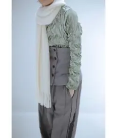 Ray BEAMS 無地カラー ロングマフラー