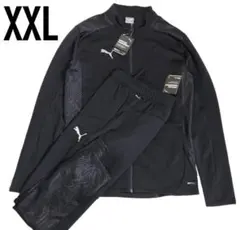 定価17,600円　新品　プーマ　ジャージ上下セット　659125　黒　XXL